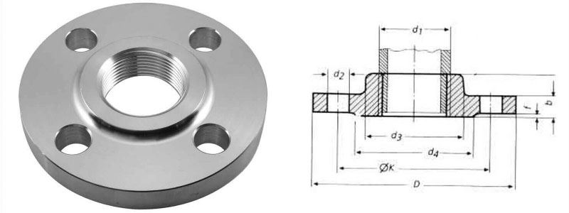 Stainless Steel Threaded Flanges Manufacturer in India